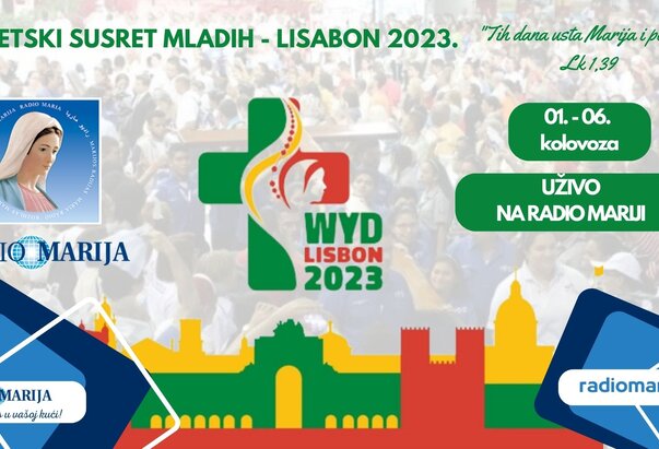 NAJAVA: Prijenos Svjetskog dana mladih u Lisabonu-Portugal