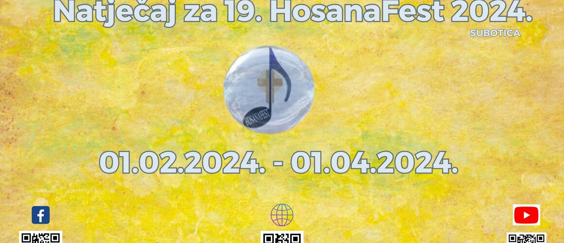 Otvara se natječaj za nove skladbe HosanaFesta 2024.