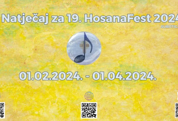 Otvara se natječaj za nove skladbe HosanaFesta 2024.