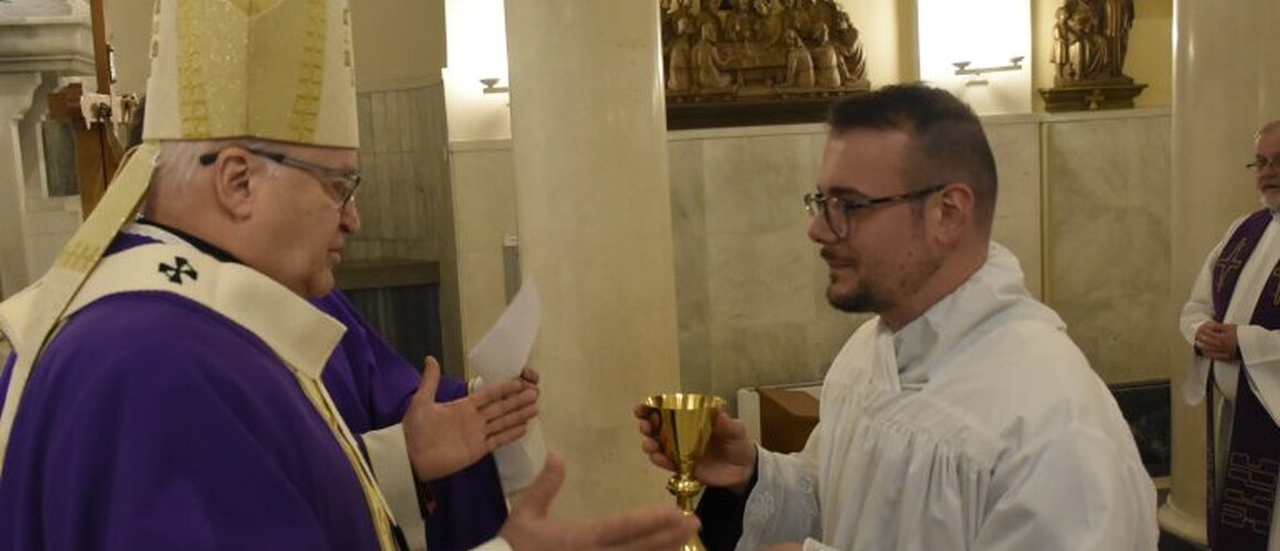 Podjela službe akolitata bogoslovu Beogradske nadbiskupije