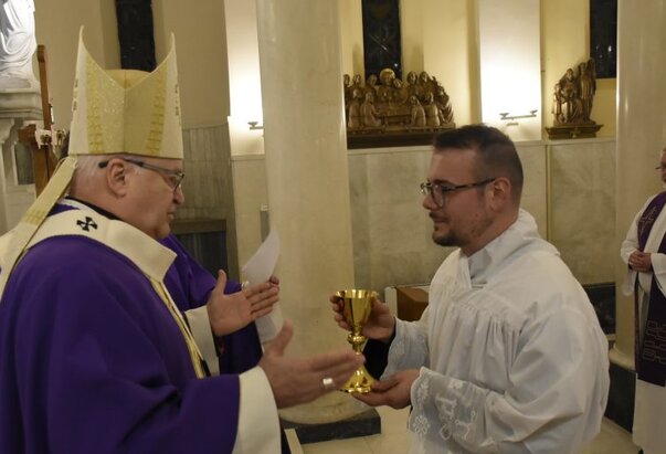 Podjela službe akolitata bogoslovu Beogradske nadbiskupije
