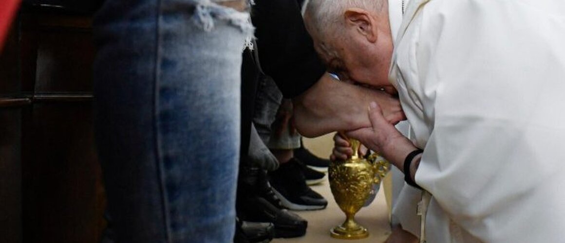 Papa Franjo na Veliki četvrtak u ženskom zatvoru Rebibbia u Rimu