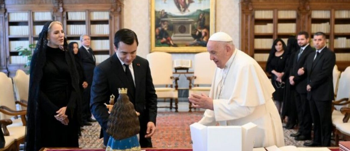 Ekvadorski predsjednik u audijenciji kod Pape