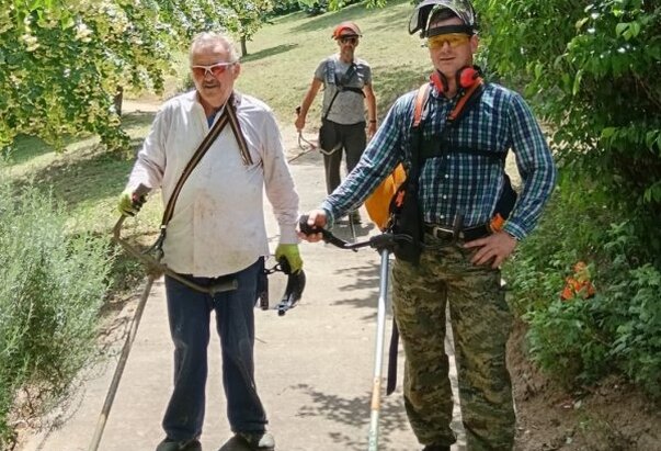 Radna akcija na Tekijama
