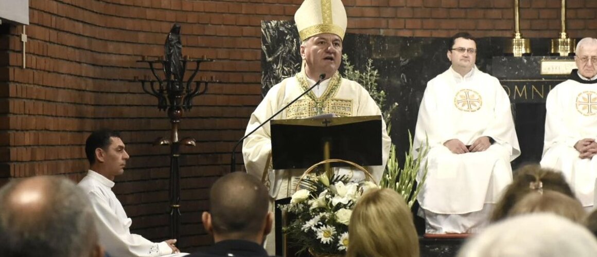 Biskup Palić predvodio misu na svetkovinu sv. Antuna Padovanskog u Beogradu