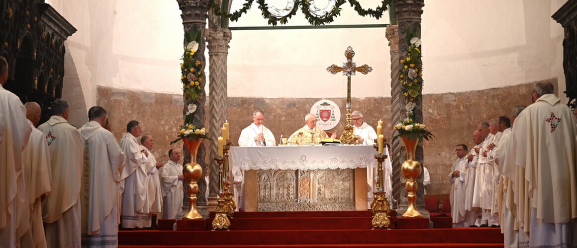 Proslava 50 godina svećeništva mons. Želimira Puljića u katedrali sv. Stošije u Zadru