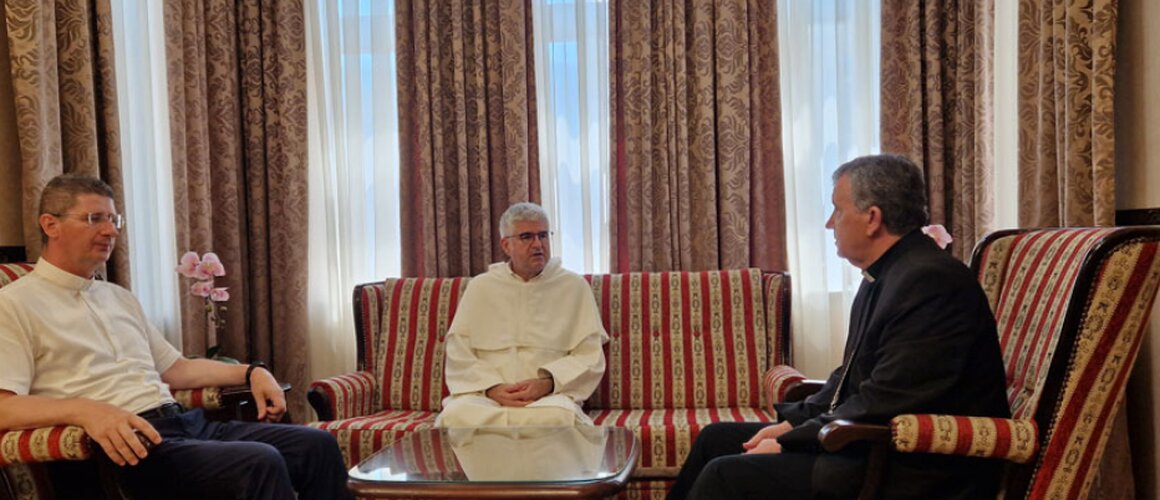 Nadbiskup Vukšić primio novoga dominikanskog provincijala fr. Tomislava Kraljevića