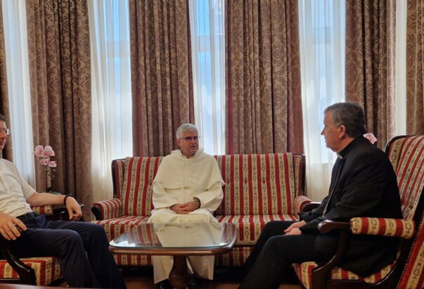 Nadbiskup Vukšić primio novoga dominikanskog provincijala fr. Tomislava Kraljevića