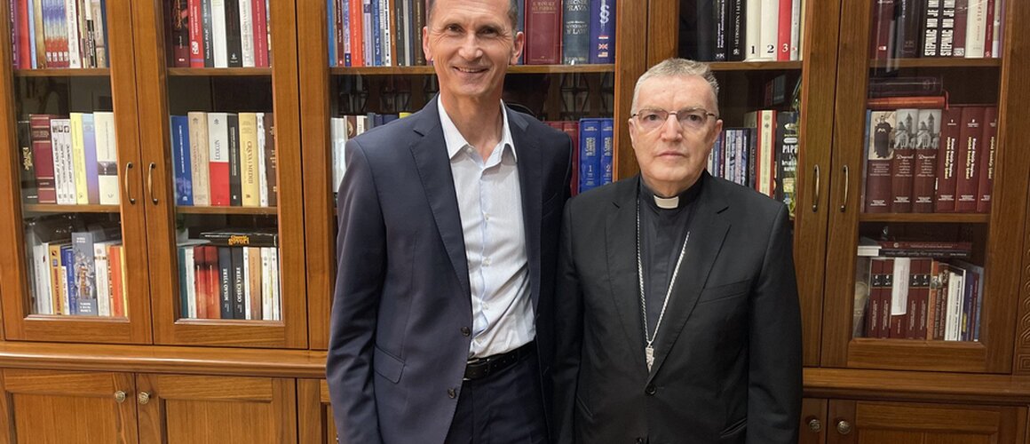 Susret kardinala Bozanića i prof. dr. Primorca