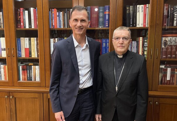 Susret kardinala Bozanića i prof. dr. Primorca