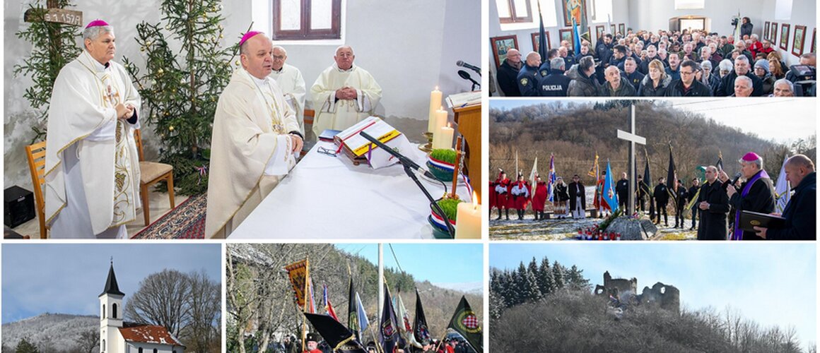 Tradicionalno hodočašće, mimohod i komemoracija u herojskom hrvatskom Gvozdanskom