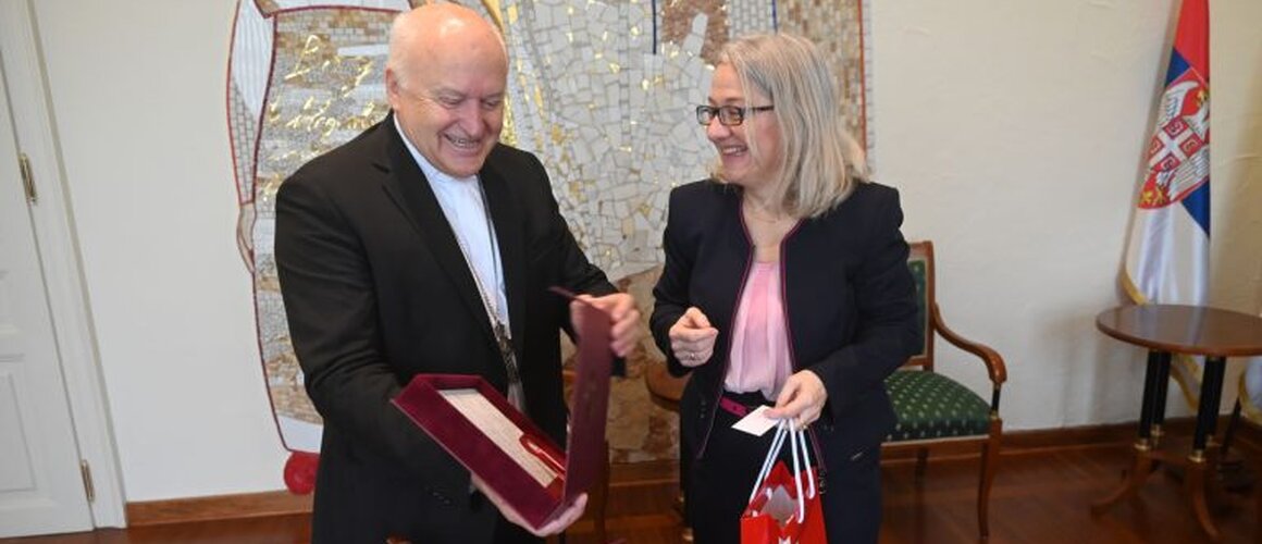 Kardinal Nemet primio veleposlanicu Švicarske An Lugon – Mulan u Ordinarijatu