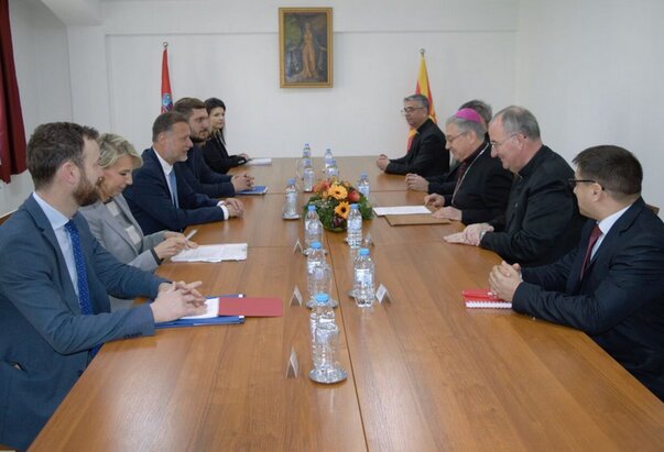 Biskup Stojanov primio predsjednika Hrvatskog sabora