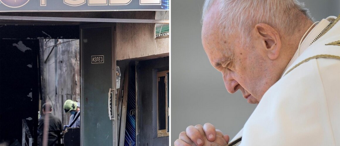 Papin brzojav sućuti zbog tragedije u noćnom klubu u Sjevernoj Makedoniji