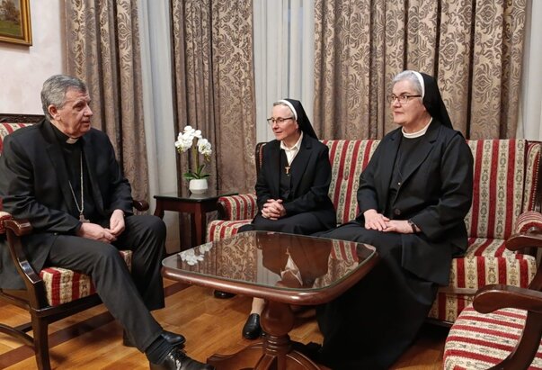 Nadbiskup Vukšić primio vrhovnu predstojnicu Školskih sestara franjevki Krista Kralja