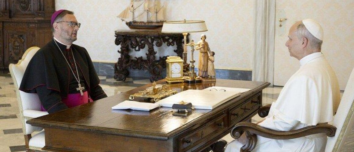 Vatikan: Prvi susret pape Lava XIV. i nuncija u Ukrajini obilježen molitvom i nadom