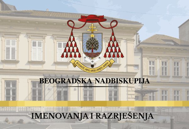 Nova razrješenja i imenovanja u Beogradskoj nadbiskupiji