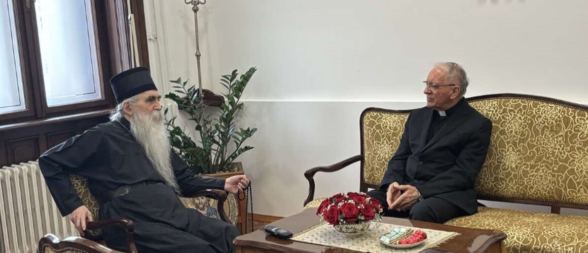 Susret biskupa Škvorčevića i bačkog mitropolita Irineja