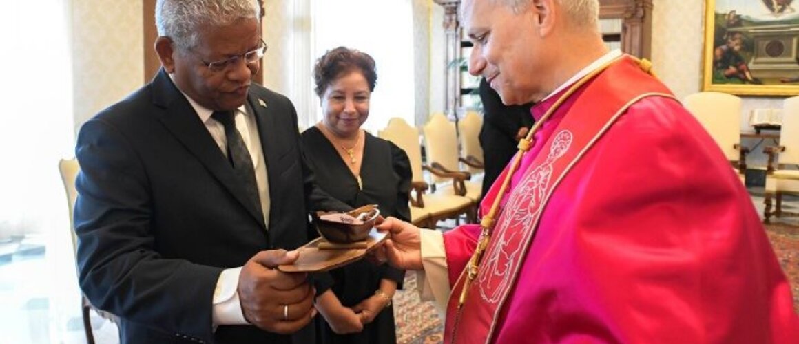 Lav XIV. primio predsjednika Sejšela Wavela Ramkalawana