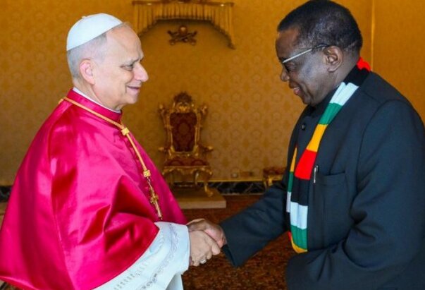 Papa Lav XIV. primio u audijenciju Predsjednika Zimbabvea