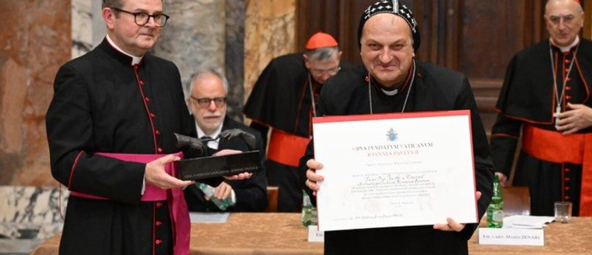 Nagrada „Sveti Ivan Pavao II.“ dodijeljena nadbiskupu Jacquesu Mouradu