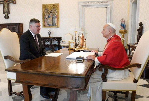 Papa Lav XIV. primio predsjednika Milanovića u Vatikanu