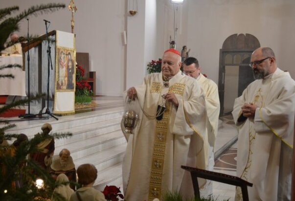 Kardinal Nemet predvodio misu ponoćku u beogradskoj katedrali