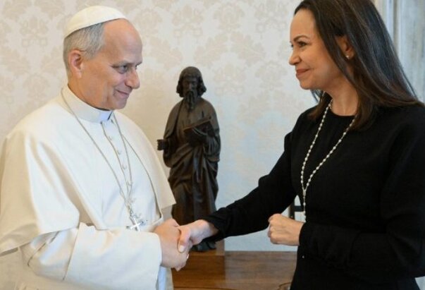 Papa primio u audijenciju venezuelsku političarku i aktivisticu Maríju Corínu Machado