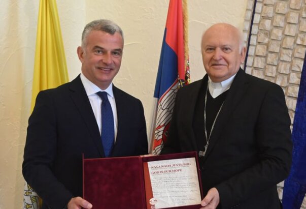 Kardinala Nemeta posetio ambasador Libana Jusef Žabr