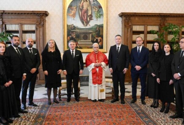 Papa primio članove Predsjedništva BiH