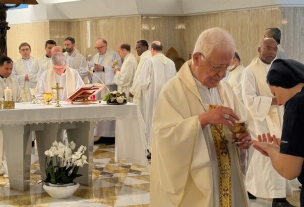 U Domu svete Marte slavljena misa povodom obljetnice smrti pape Franje