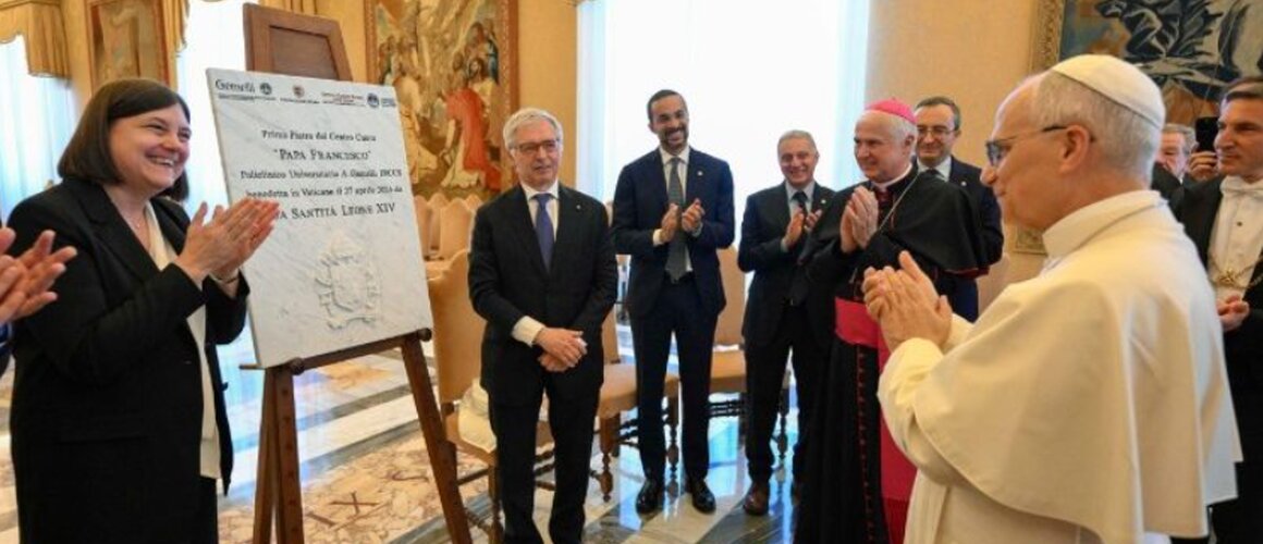 Papa blagoslovio kamen temeljac Centra „Cuore“ posvećenog papi Franji