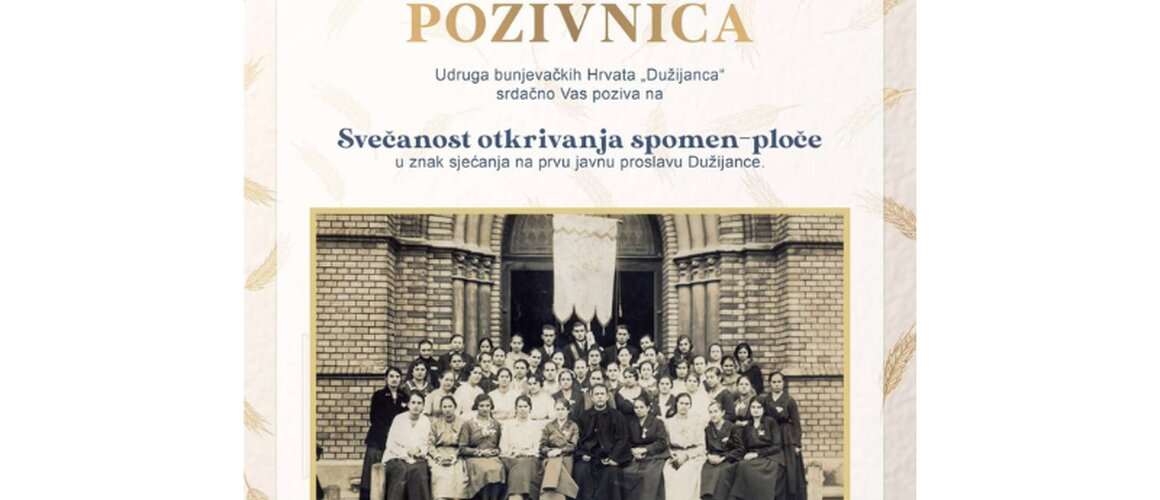 Otkrivanje spomen ploče Blašku Rajiću – Dužijanca 2026.